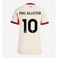 Stroje piłkarskie Liverpool Alexis Mac Allister #10 Koszulka Wyjazdowej dla damskie 2025-26 Krótki Rękaw